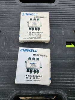 Zinwell 3x4 Multi-Switch 40-2150 MHz (Model# MS3X4WB-Z)