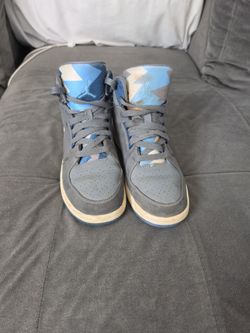 Air Jordan 1 High-Top Sneakers Grey Blue