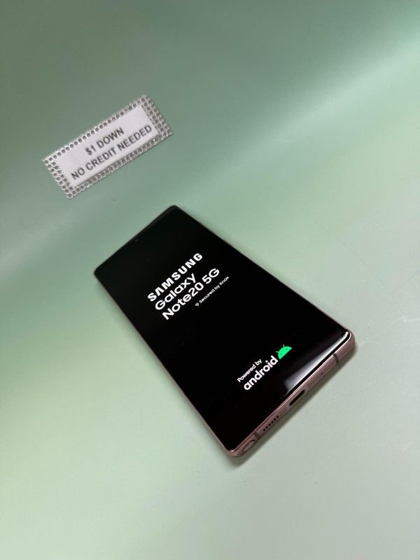 Samsung Galaxy Note 20 5G - Only $1 Today Pay The Rest Later! 