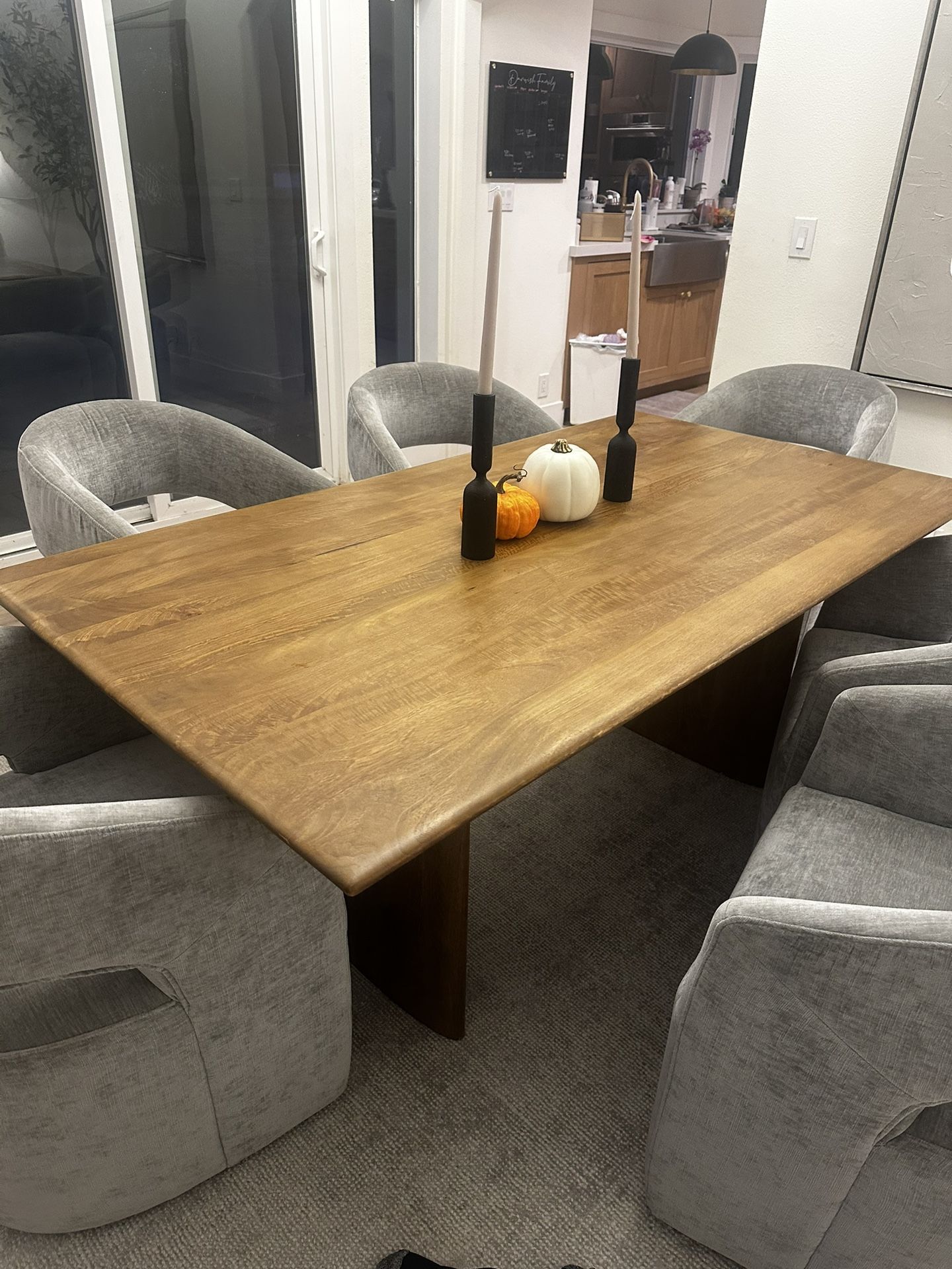 West Elm Anton dining table