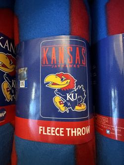 Kansas Jayhawks Fleece Throw Blanket 