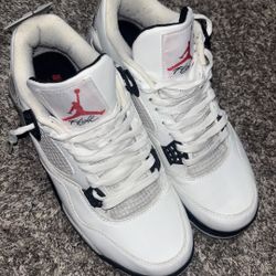Air Jordan 4 Retro White Cement 4s