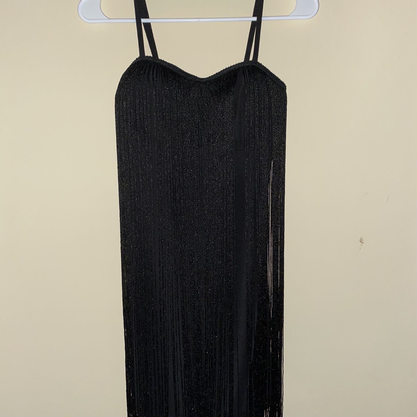 Little Black Dress with Tassels