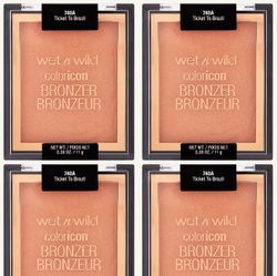 10 Pieces Of wet n wild Color Icon Bronzer, Ticket to Brazil