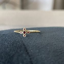 Ruby Flora Ring By Jennie Kwon