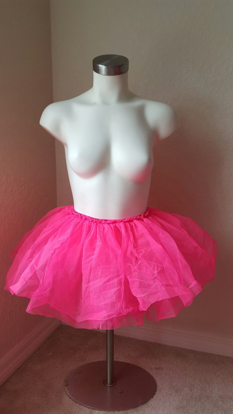 Adult Pink Tutu skirt short Halloween Costume