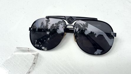 Medusa Shield Aviator Sunglasses/RL shades – Black