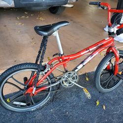 Mongoose Bicycle For Sale Boys Men's Red And Black Pegs