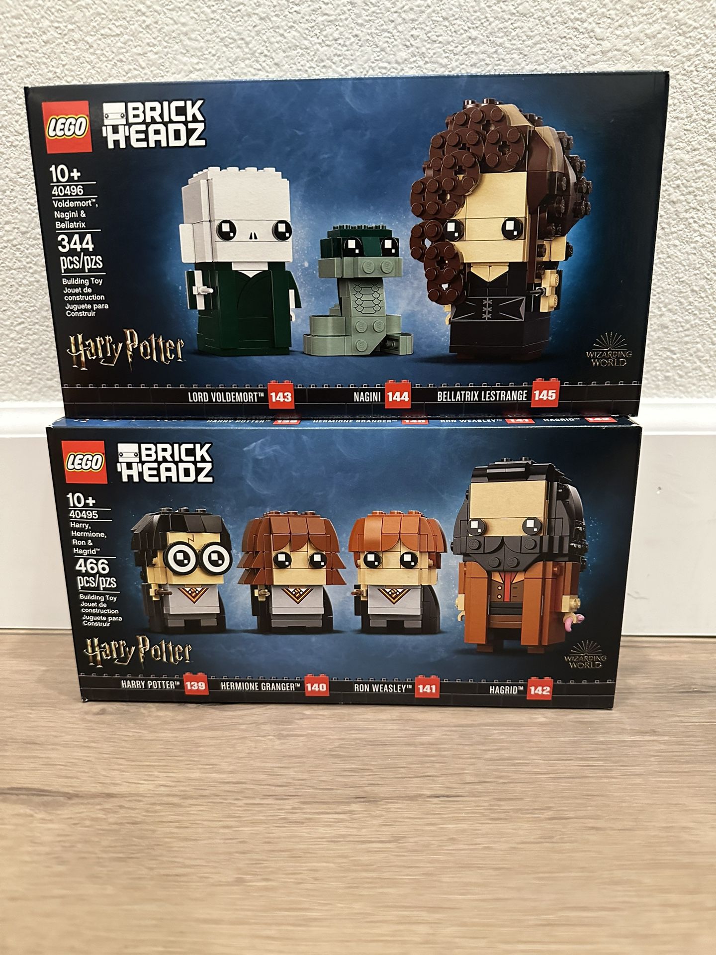 Lego Harry Potter Brickheadz 40495 & 40496 NISB