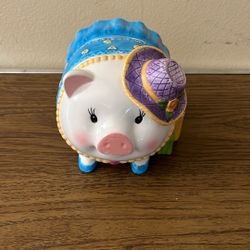 Vintage Ceramic Piggy Bank 