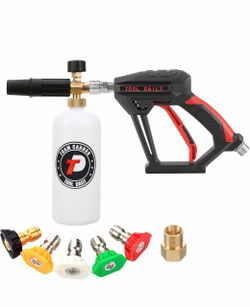 Short Pressure Washer With Foam Cannon, 1/4" Quick Connect