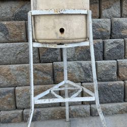 Primitive Antique Stoneware Pottery Water Dispenser Planter