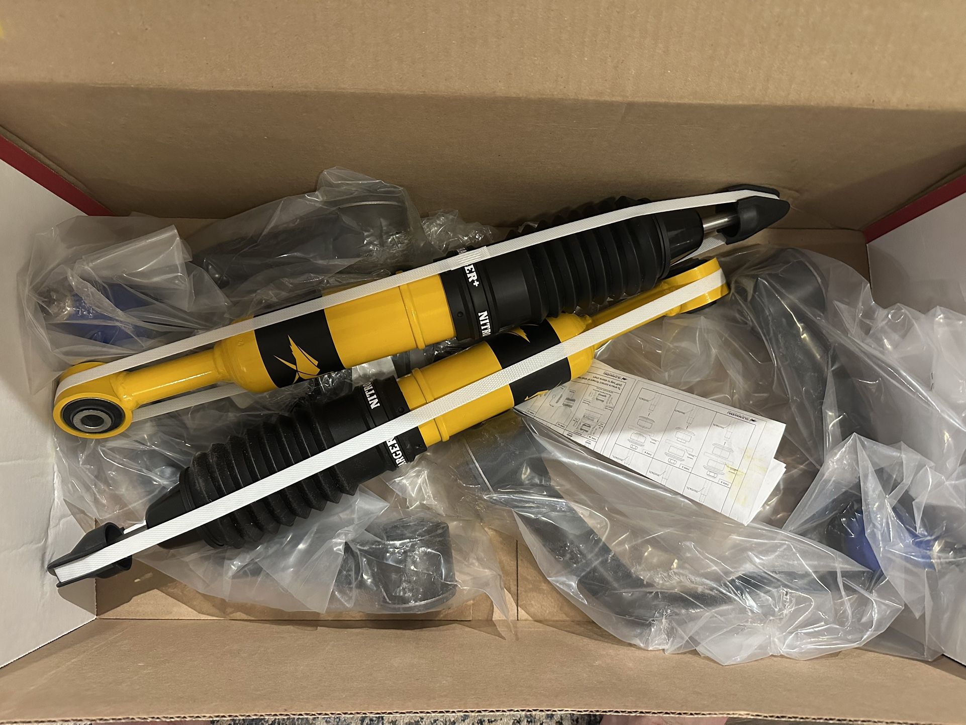 Shocks and Upper Control Arms