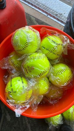 New 11in Softball (24) 50 used waffle balls