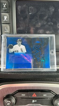 CHRIS SALE 2016 Topps Chrome Team Logo Auto /75Blue Ref #TLA-CS