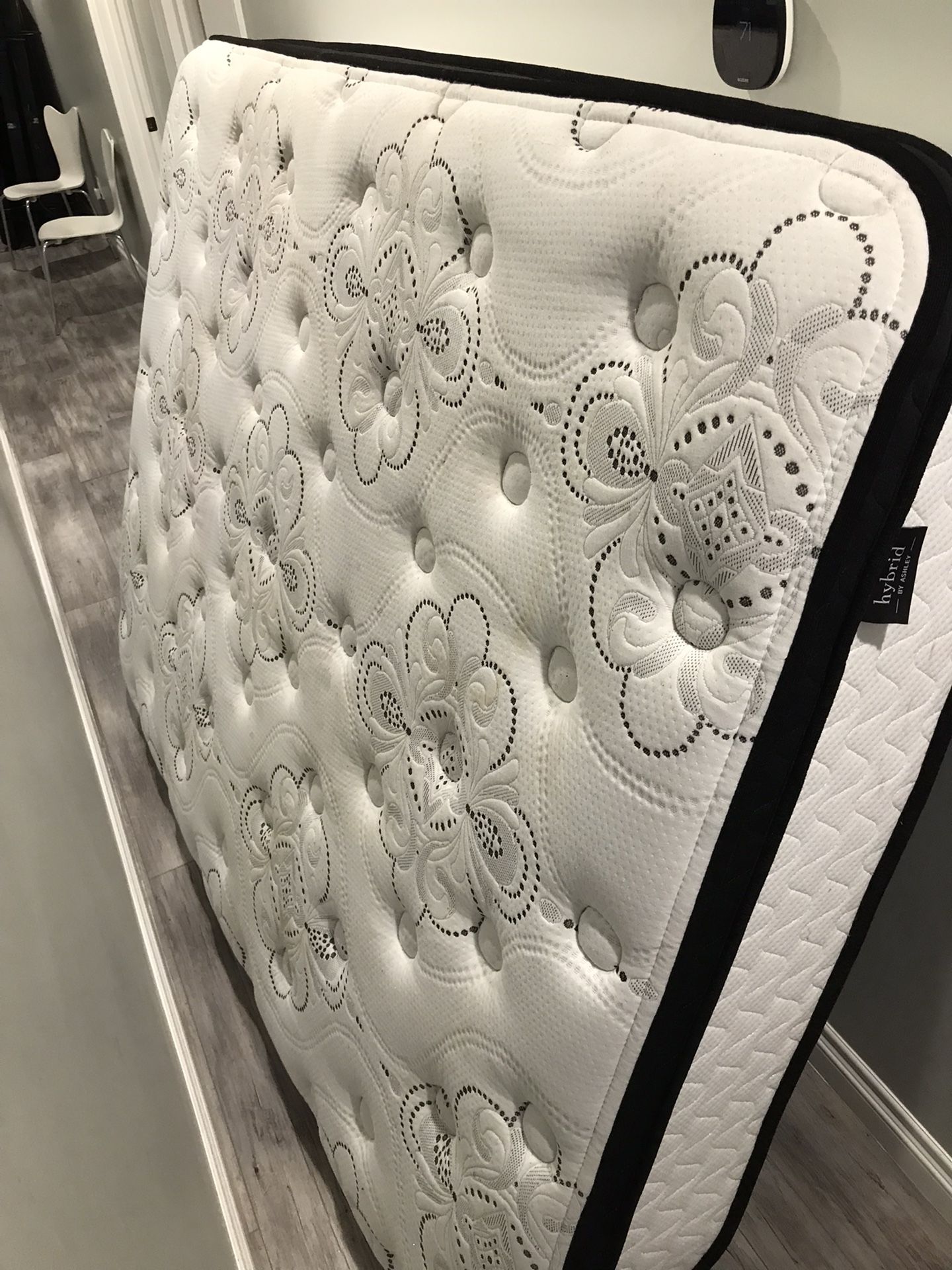 Hybrid Queen Size Mattress By Ashley & Box Spring For Sale