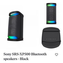 I Have 2 SONY  SRS-XP500