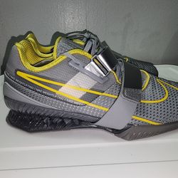 Nike Romaleos 4 Weightlifting Shoes (Wolf Grey/Lightning) - Size 9.5