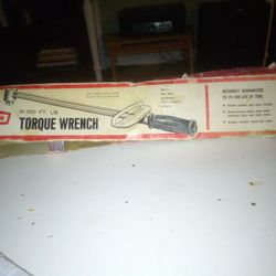 Sears  Craftsman 1/2 Torque Wrench  With Original Box Never Used.(Sears)