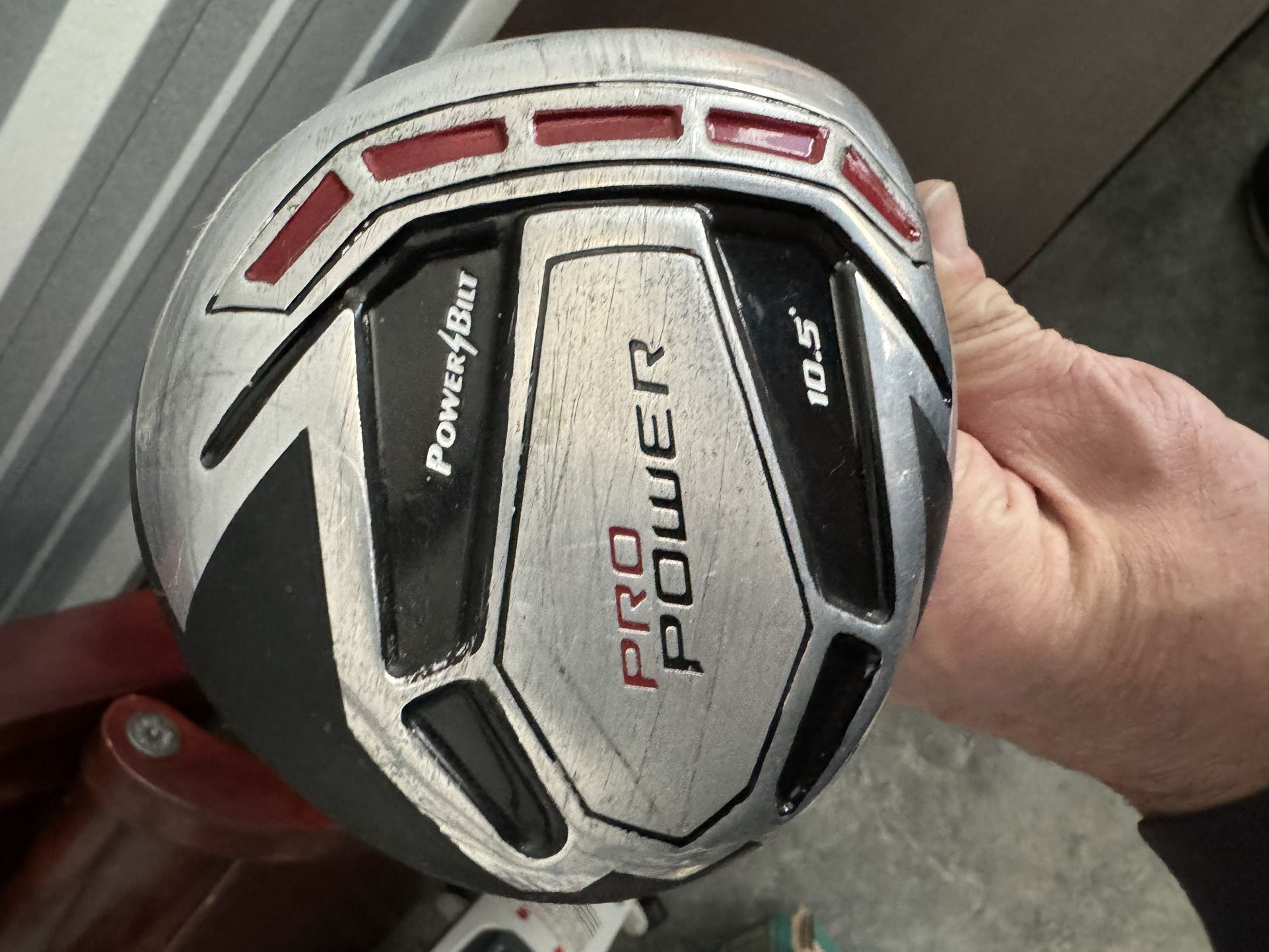 POWER BILT 10.5* DRIVER W/ LITE FLEX GRAPHITE SHAFT