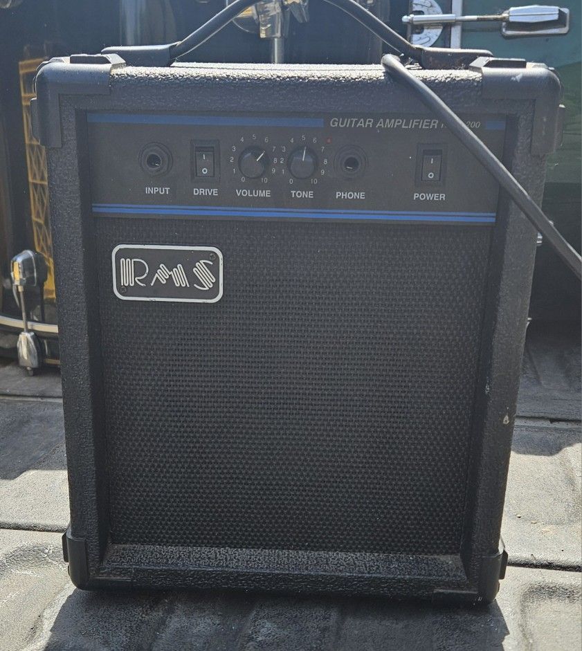 RMS-200 8-Watt 6.5” Compact Guitar Amplifier 2000s - Black