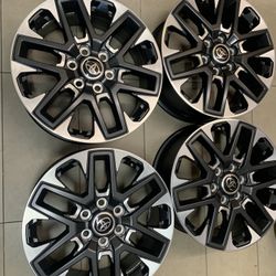 Wheels rims oem 2024 tundra 20 inches like brand new