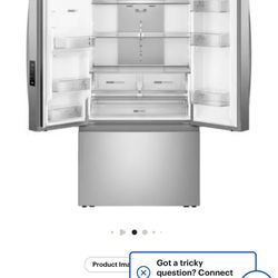 Whirlpool - 36-Inch French Door Refrigerator with Dual Ice Makers - 30 cu. ft. - Stainless Steel