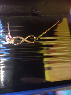 CDE infinity heart symbol charm bracelet