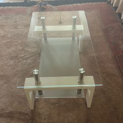 Table Wood And Glass