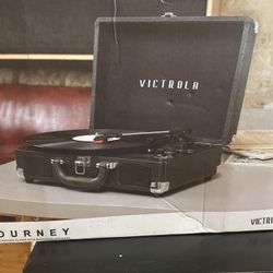 Victrola Record Player With Bluetooth Speakers 