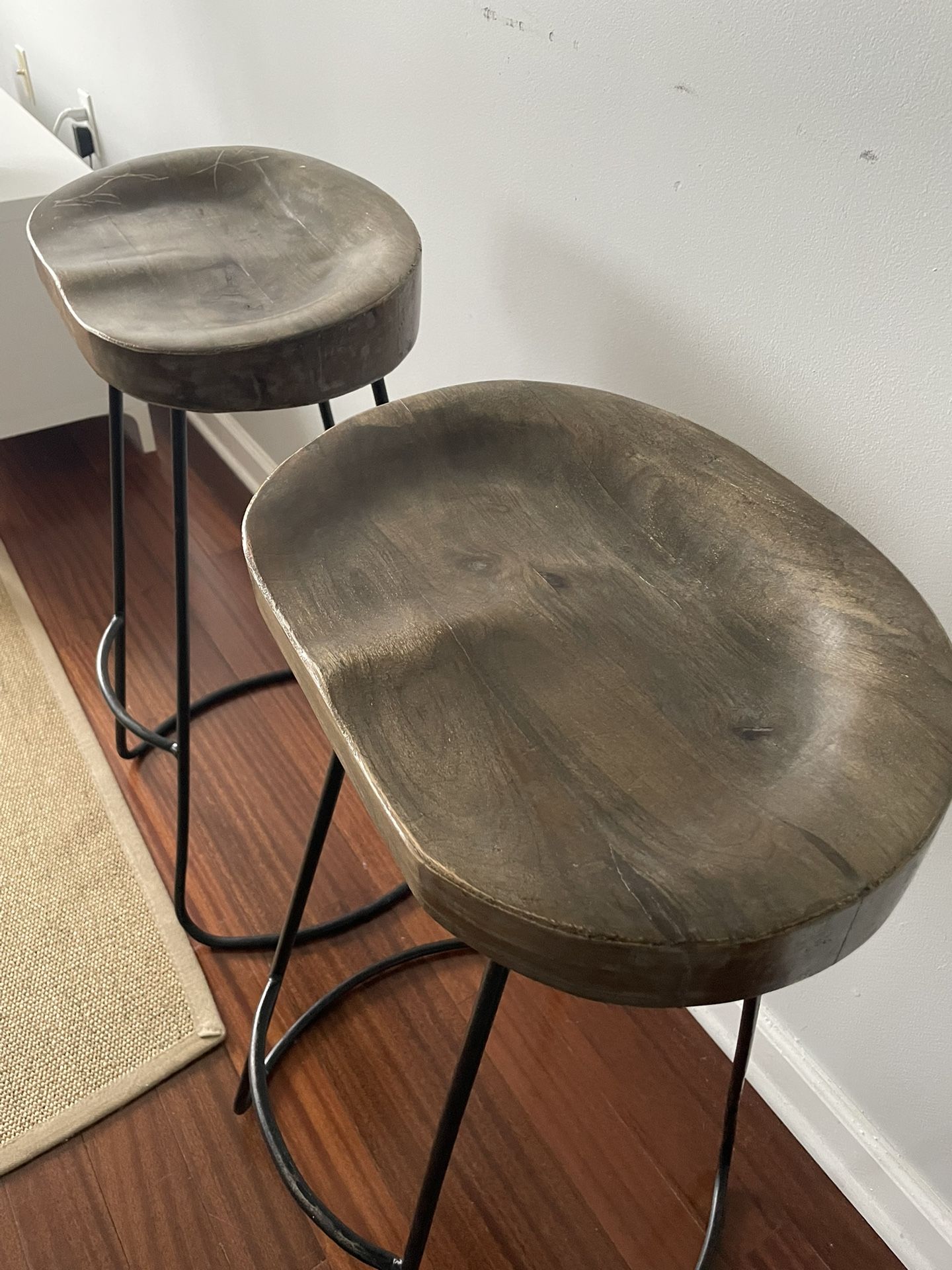 Solid wood barstools