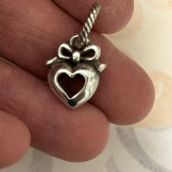 Brighton retired Heart Charm silver
