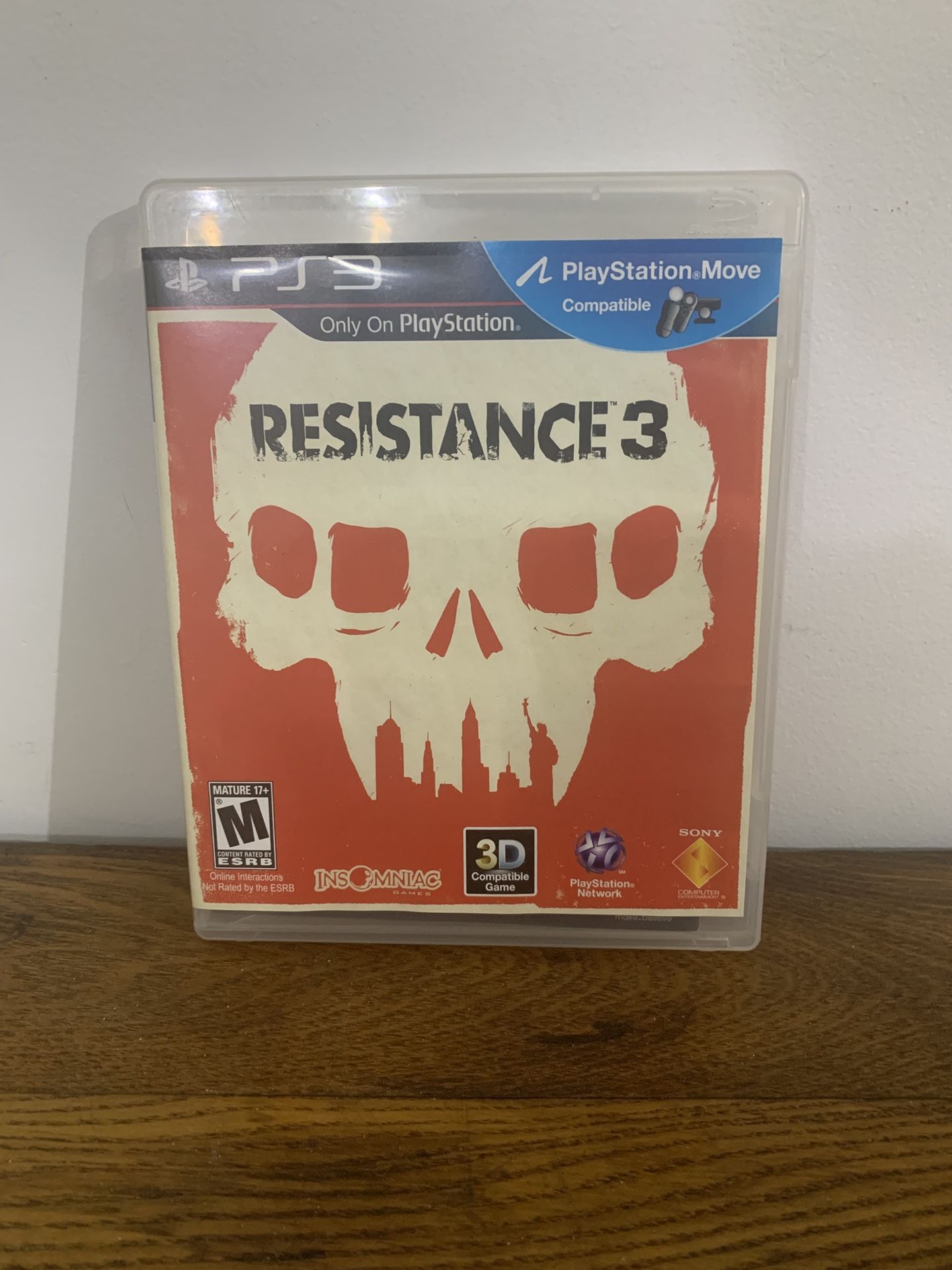 Resistance 3 for PS3 Game Not for Resale Edition