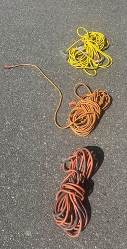 3- extension cords