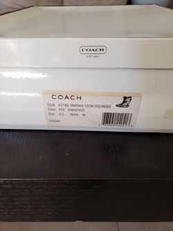 Coach boots