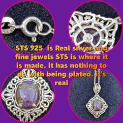 Mojave Purple Turquoise Pendant Necklace