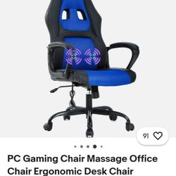 Gaming Chair With Built In Massage Brand New In Box