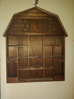 Knick Knack Wooden Wall Hanging Display