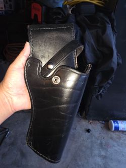 Vintage leather holster