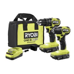 RYOBI ONE+ 18V HP COMPACT BRUSHLESS 2-TOOL COMBO KIT