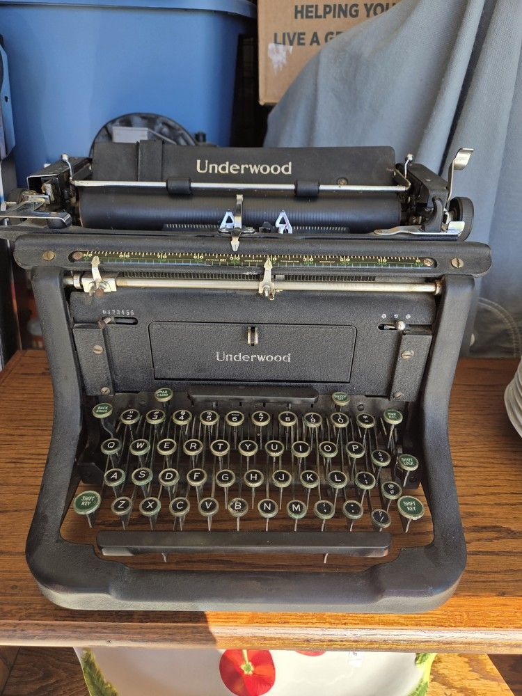 Antique Underwood Typewriter