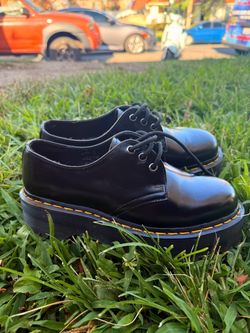 Dr. Martens Black Leather Oxford Shoes
