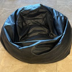 Large Leather Bean Bag Chair