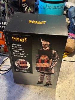 Spirit Halloween monkey business animatronic