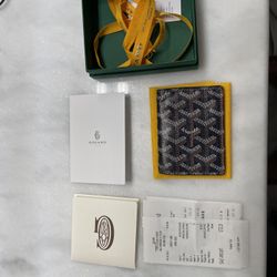 Goyard Card Holder Wallet Gray Saint Pierre