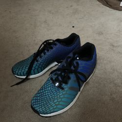 Adidas ZX Flux Xeno Reflective Blue/Black Size 10.5 B24441 Men's Running Shoes