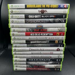 Xbox 360 Video Game Lot