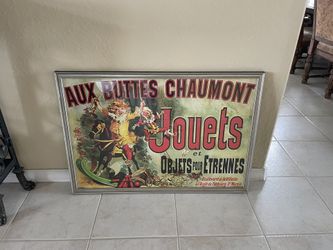 tv show “FRIENDS” monica’s over the TV glass framed art / picture / (36”x26”) 