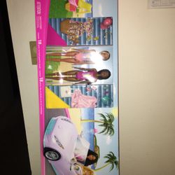 Brand New Barbie Bundle: Barbie Car, 2 Dolls Clothes And Pool 