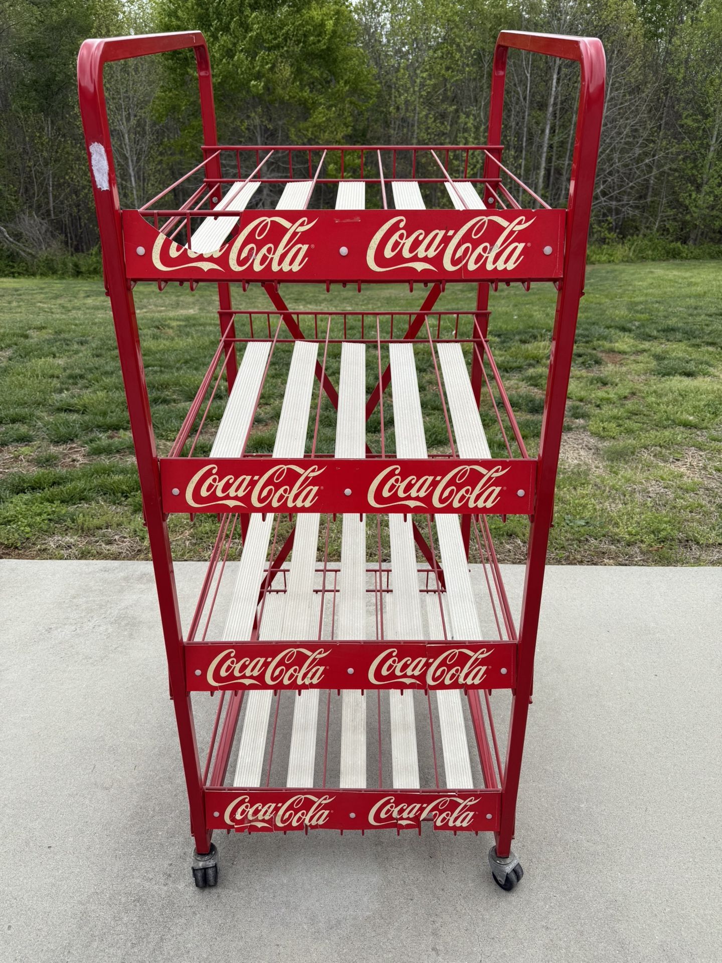 Vintage Coca-Cola Display Shelf